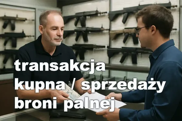 Transakcja kupna - sprzedaży broni palnej.
